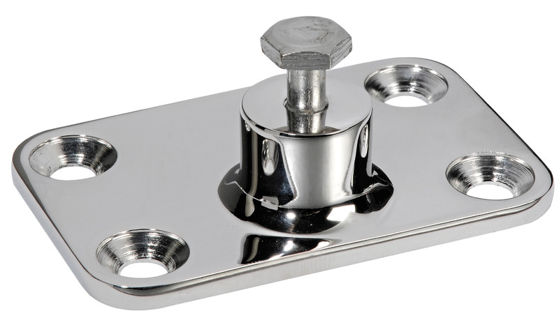 In acciaio inox AISI 316 lucidato a specchio.