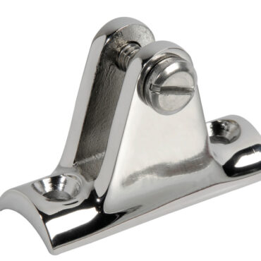 In acciaio inox AISI 316 lucidato a specchio.