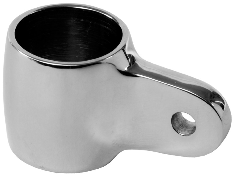 In acciaio inox AISI 316 lucidato a specchio, nuova versione carenata. Perno / foro da 6 mm