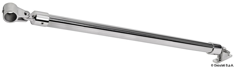 Tutto in acciaio inox AISI 316 lucidato a specchio.
