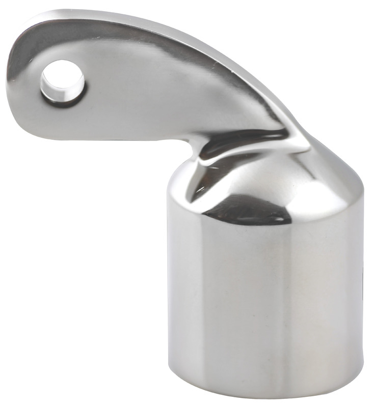 In acciaio inox AISI 316 lucidato a specchio.