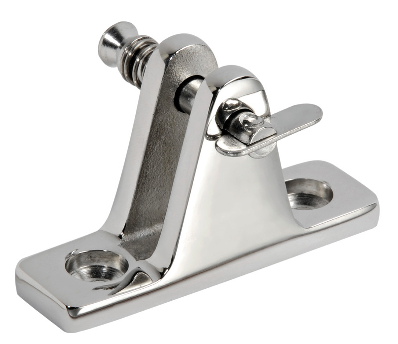 In acciaio inox AISI 316 lucidato a specchio.