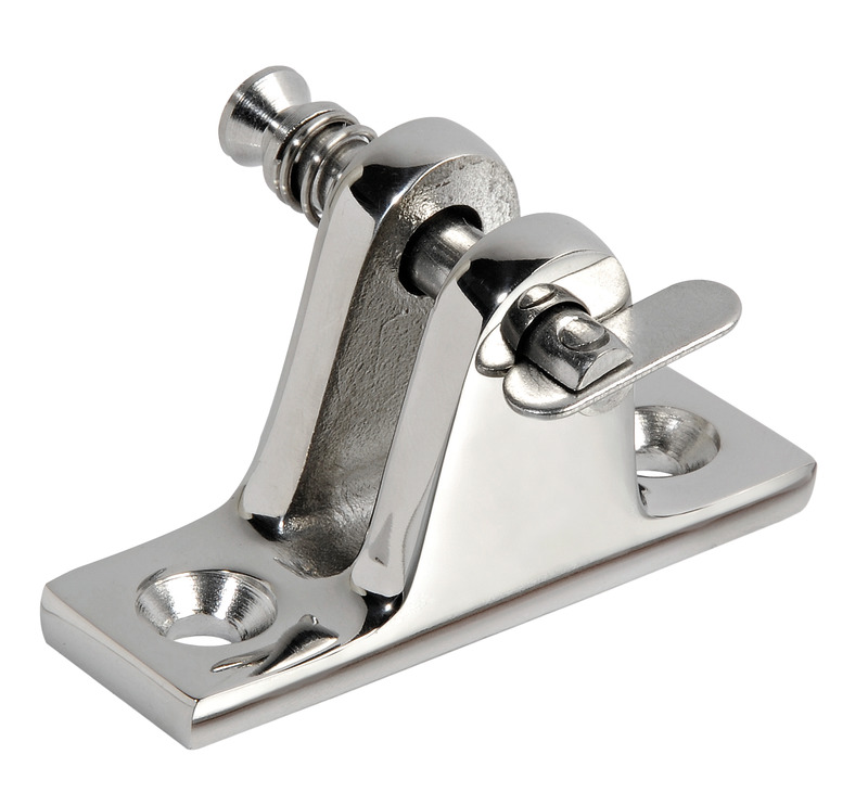In acciaio inox AISI 316 lucidato a specchio.