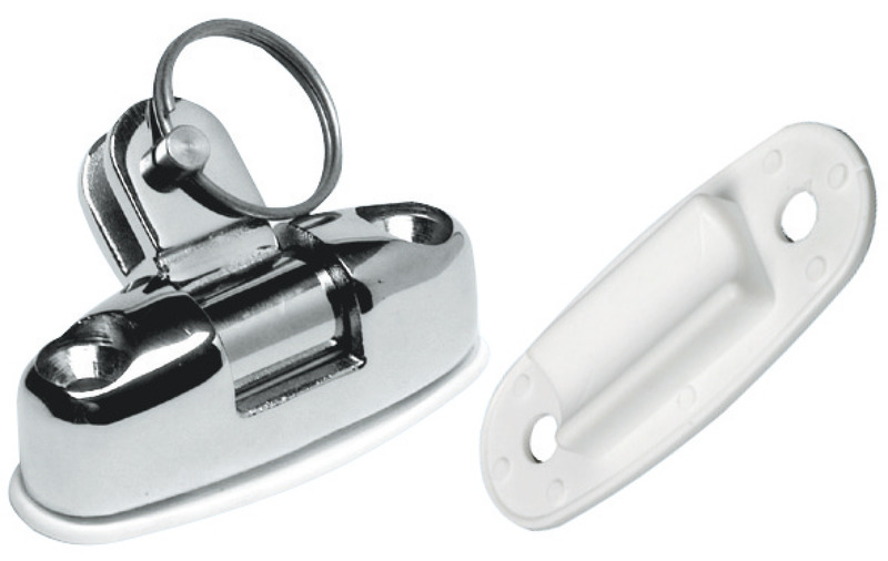 Tutto inox AISI 316, con base in plastica.