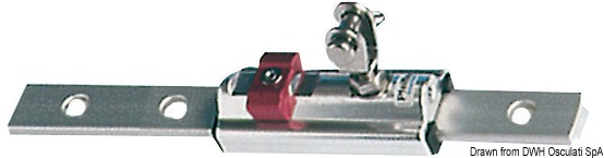Fabbricati in alluminio anodizzato e supporto tendalino in acciaio inox con slitte interne in nylon anti-frizione e anti-rumore (rotaia da ordinare a parte).