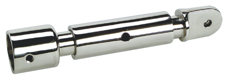 Fabbricati in acciaio inox AISI 316 lucidato a specchio. Permettono di tesare perfettamente il tendalino, senza smontare la capottina.