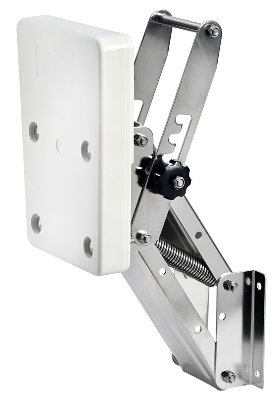 In acciaio inox lucidati a specchio.Funzionamento a ribalta con possibilità di regolazione intermedia, tramite una comoda maniglia.Questi supporti sono equipaggiati con le nuove tavolette in plastica ad alta resistenza.Vantaggi: inalterabile nel tempo; resistenza meccanica 1,5 volte le equivalenti in legno; look accurato.
