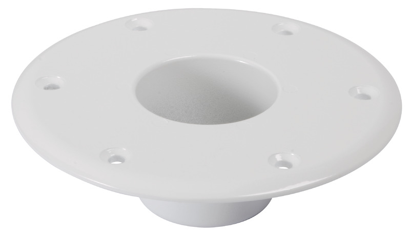 Spare white aluminium support for table legs Ø 160