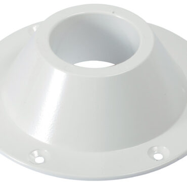 Spare white aluminium support for table legs Ø 165