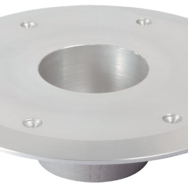 Spare support polished anodized aluminium Ø 80