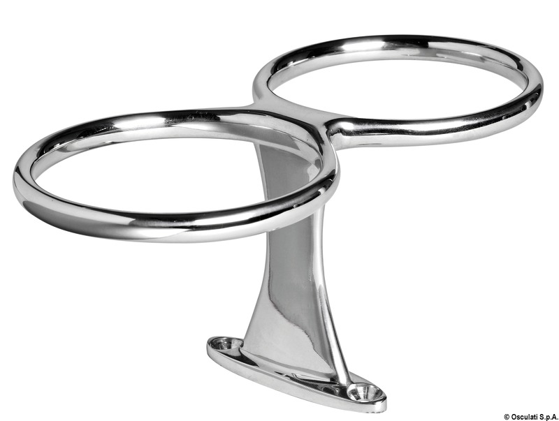 In acciaio inox AISI 316 lucidato a specchio.