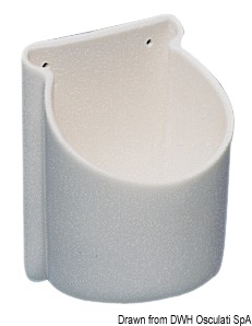In PVC morbido bianco, universale.