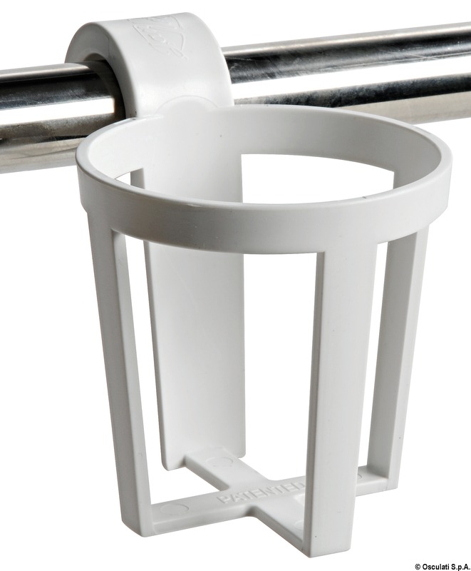 3-pcs-set snap-in plastic glass holders Ø 25-30 mm