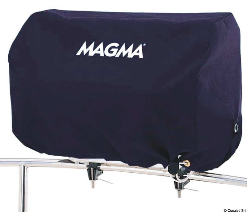 Fabbricato in cordura sumbrella, protegge il barbecue sia installato sia a riposo.