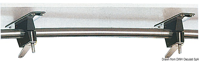 Fastening system f.MAGMA on tubes Ø 28/32 mm