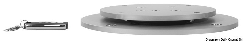 Fabbricata in alluminio anodizzato con componentistica per uso interno ed esterno.Da incassare nel pavimento. Disponibile sia in versione fissa sia con sistema di rotazione del tavolo a 90°.Per azionare le gambe è necessario un interruttore 6 poli per invertire la polarità.Per lotti minimi di 10 pezzi e possibile realizzare altezze.