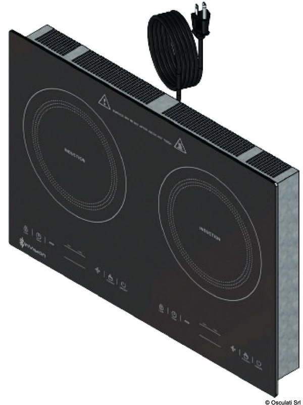 Piani cottura a induzione con potenza regolabile da 100W a 1800W grazie al pannello di controllo touch. Dotato di blocco di sicurezza per bambini. Facile da pulire grazie alla superficie in vetro, include un sistema di spegnimento automatico e ventole di raffreddamento per un uso sicuro e duraturo.