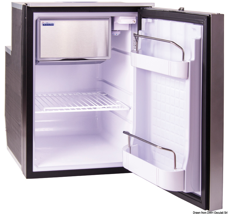 Nuova gamma prodotti ad apertura frontale che si differenzia dalla linea standard per le seguenti caratteriste tecniche: sistema ventilazione porta integrata nel tegolino; sistema easyfix per l’applicazione dall’interno del cabinet; vano freezer di nuovo design con portina in acciaio, luce interna led ad alta luminosità. Dotato di chiusura di sicurezza.