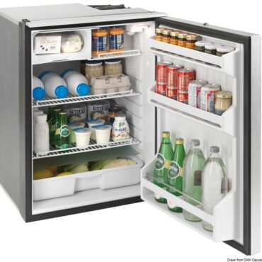 Nuova gamma prodotti ad apertura frontale che si differenzia dalla linea standard per le seguenti caratteriste tecniche: sistema ventilazione porta integrata nel tegolino; sistema easyfix per l’applicazione dall’interno del cabinet; vano freezer di nuovo design con portina in acciaio, luce interna led ad alta luminosità. Dotato di chiusura di sicurezza.
