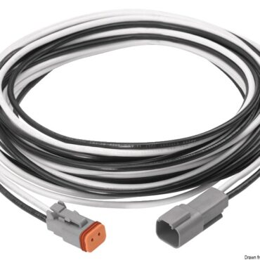 Cavi con connettori stagni Deutsch Connectors. Possono essere usati come cavo o prolunga. Ordinare 1 cavo per ogni attuatore.