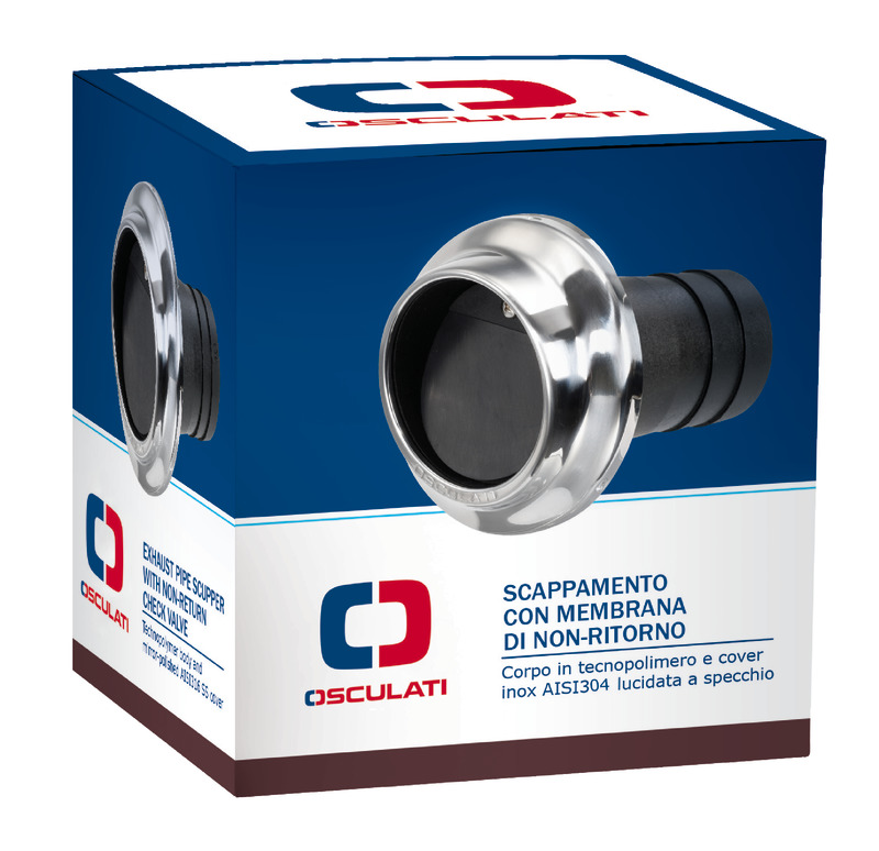 Fabbricati in tecnopolimero rinforzato e ghiera di finitura in acciaio inox 304 lucido. Viti completamente nascoste. Facile montaggio. Estetica full stainless steel.