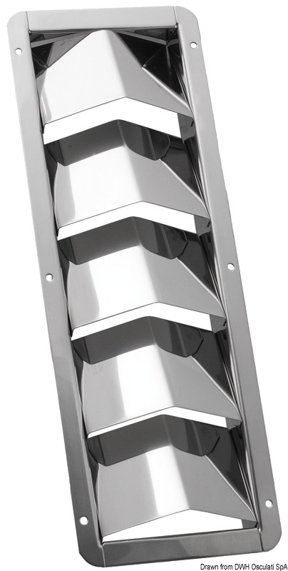 In acciaio inox di produzione "Japan”, per vano motori.