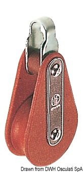 Tufnol HYE block 1 pulley 12x43mm EB