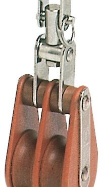 Tufnol HYE block 2 pulleys 16x60mm TW