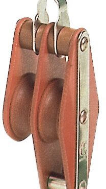 Tufnol HYE block 2 pulleys 12x43mm TBH