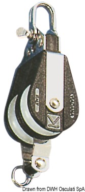 Serie rinforzata, in nylon nero e acciaio inox.