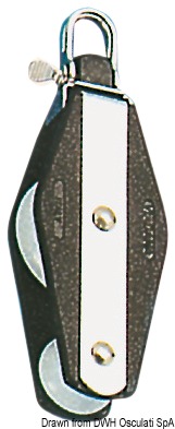 Serie rinforzata, in nylon nero e acciaio inox.