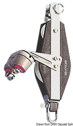 Serie rinforzata, in nylon nero e acciaio inox.