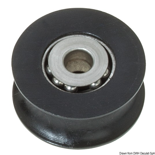 Delrin pulley w/SS balls 28 mm Ø 10