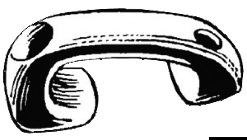 Black nylon sheet fairlead