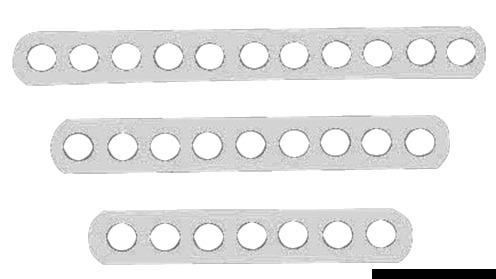 In acciaio inox, servono al posto dei tenditori.