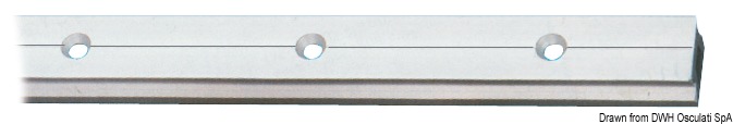 Aluminium track 31x19 mm 2 m