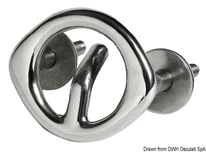 In acciaio inox lucidato a specchio.