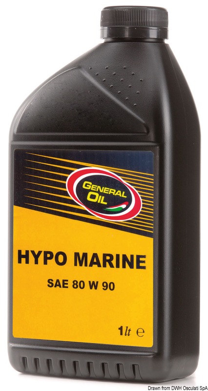 Olio per trasmissioni. Per la lunrificazione dei piedi motori fuoribordo, gruppi poppieri, sail drive.Soddisfa norme API GL-5, MIL-L-2105 D.