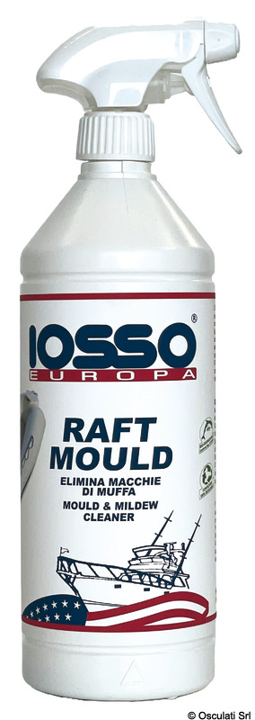 Elimina le macchie di muffa da qualsiasi superficie risciacquabile quale gommoni, vetroresina, similpelle, etc.Spruzzare sulla superficie macchiata e attendere, senza strofinare, fino alla completa eliminazione della macchia.Risciacquare con acqua.Si consiglia di utilizzarlo con cautela e di conservarlo in un luogo fresco e al riparo dai raggi del sole.