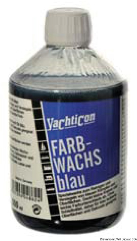 Cera blu speciale per superfici di colore blu. Penetra nei pori dalla vernice o del gelcoat ripristinando il blu originale. Protegge a lungo dai raggi UV e dal formarsi della ombreggiature chiare che si formano sulla vetroresina per l'azione combinata di sale e raggi UV.Confezione 500 ml.