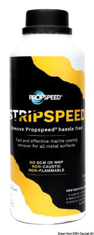 Sverniciatore specifico per PROSPEED. Evita le smerigliature e carteggiature per la rimozione di PROSPEED vecchio.Applicato sul metallo da ripulire agisce in meno di 30 minuti.Si applica facilmente, non è infiammabile né caustico e non danneggia il metallo.