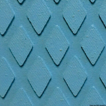 Rivestimento classico da coperta, cockpit e gradini scalette.Rivestimento antisdrucciolo per coperte, pozzetti, di produzione inglese in conglomerato gomma-sughero.
