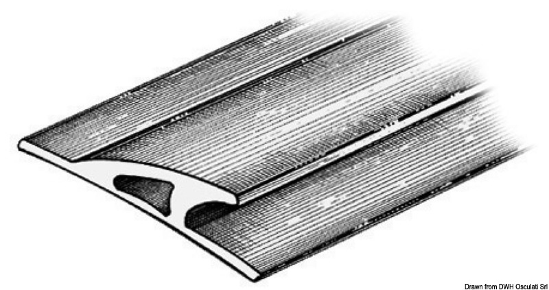 Rubbing strake 3x90x23 black