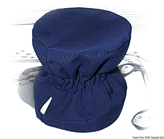 Fabbricati in tessuto Sunbrella impermeabile e UV resistente. Base elasticizzata per evitare lo sfilamento.