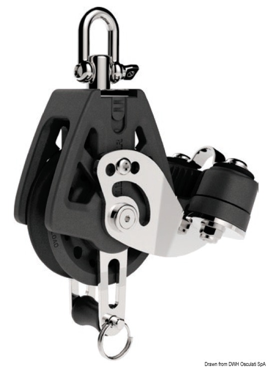 Synchro 50 single block w/becket and cam cleat