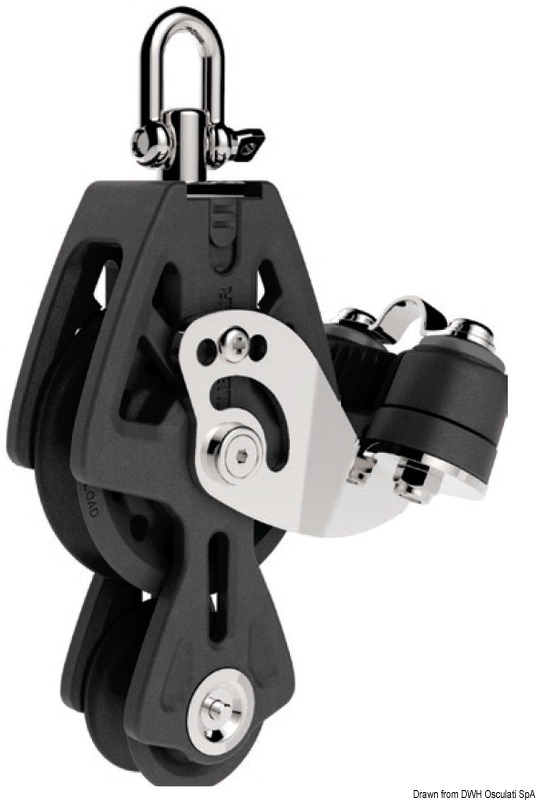Synchro 60 fiddle block w/cam cleat