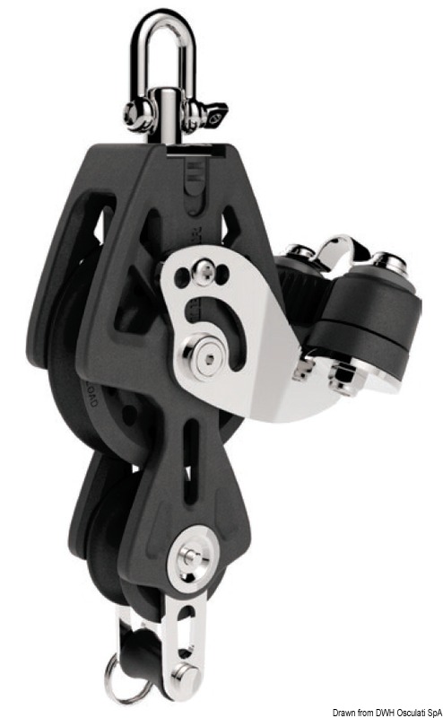 Synchro 60 block w/becket and cam cleat
