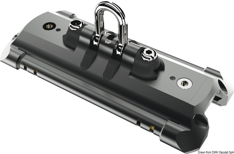 Mainsheet car size 2 w/shackle