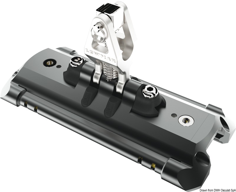 Mainsheet car size 2 w/upstand