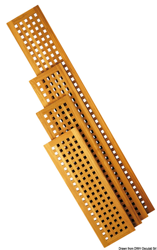 Teak grating 1000x300 mm